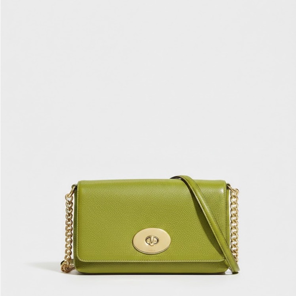 Green Coach Crossbody Bag